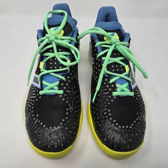 NEW BALANCE FRESH FOAM LAV V2 BLACK HERITAGE BLUE SAMPLE TENNIS SHOE MENS 10 - Picture 2 of 10